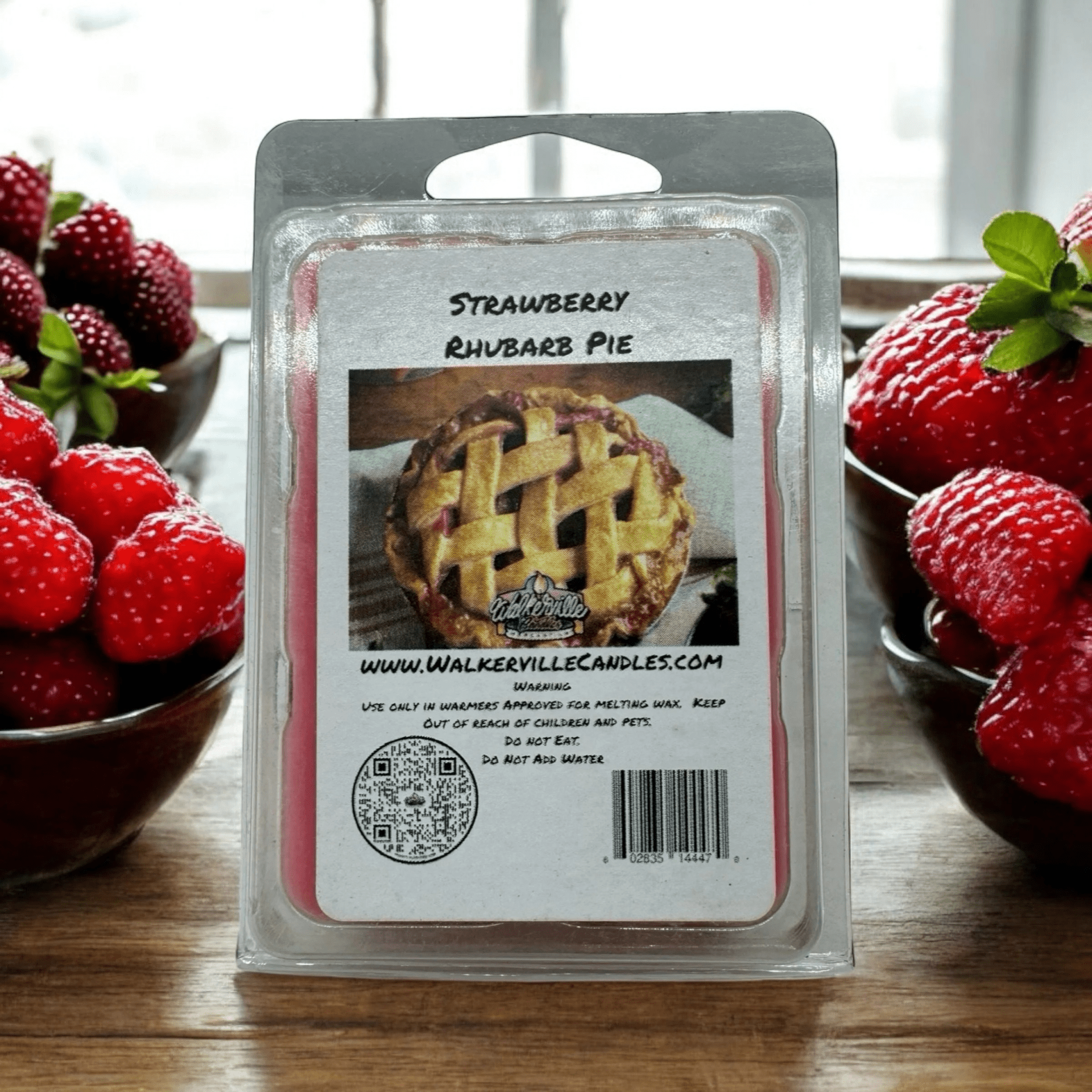 Strawberry Rhubarb Pie Wax Melt - Walkerville Candles