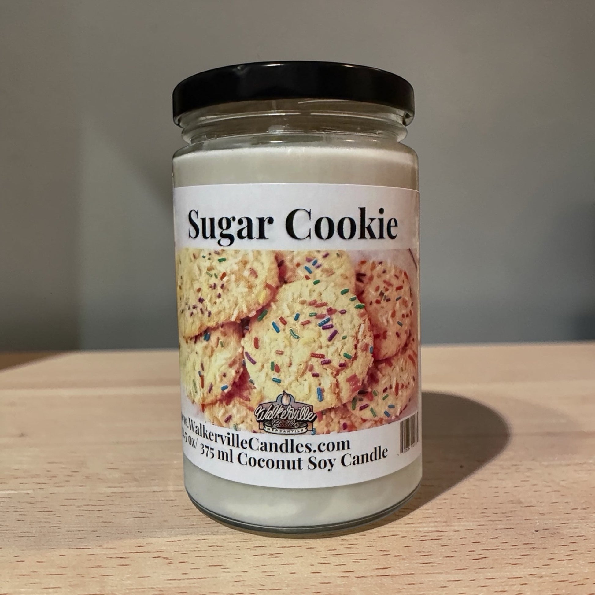 Sugar Cookie Coconut Soy 12.5 oz/ 375 ml Candle Wood Wick - Walkerville Candles