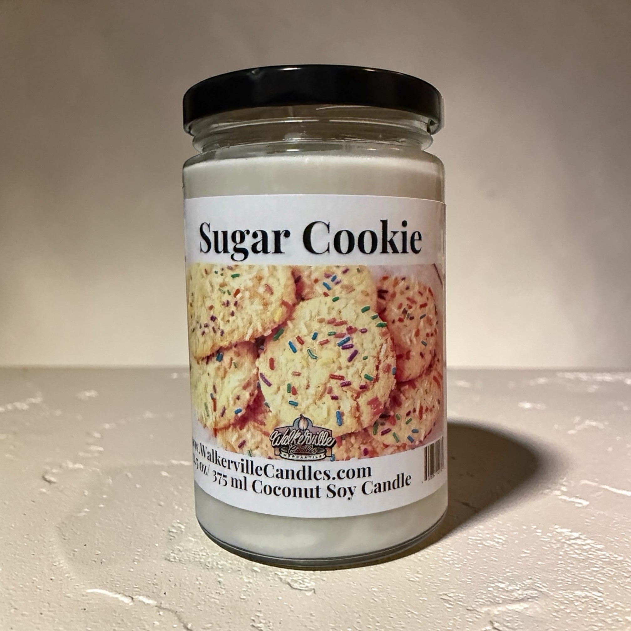 Sugar Cookie Coconut Soy 12.5 oz/ 375 ml Candle Wood Wick - Walkerville Candles