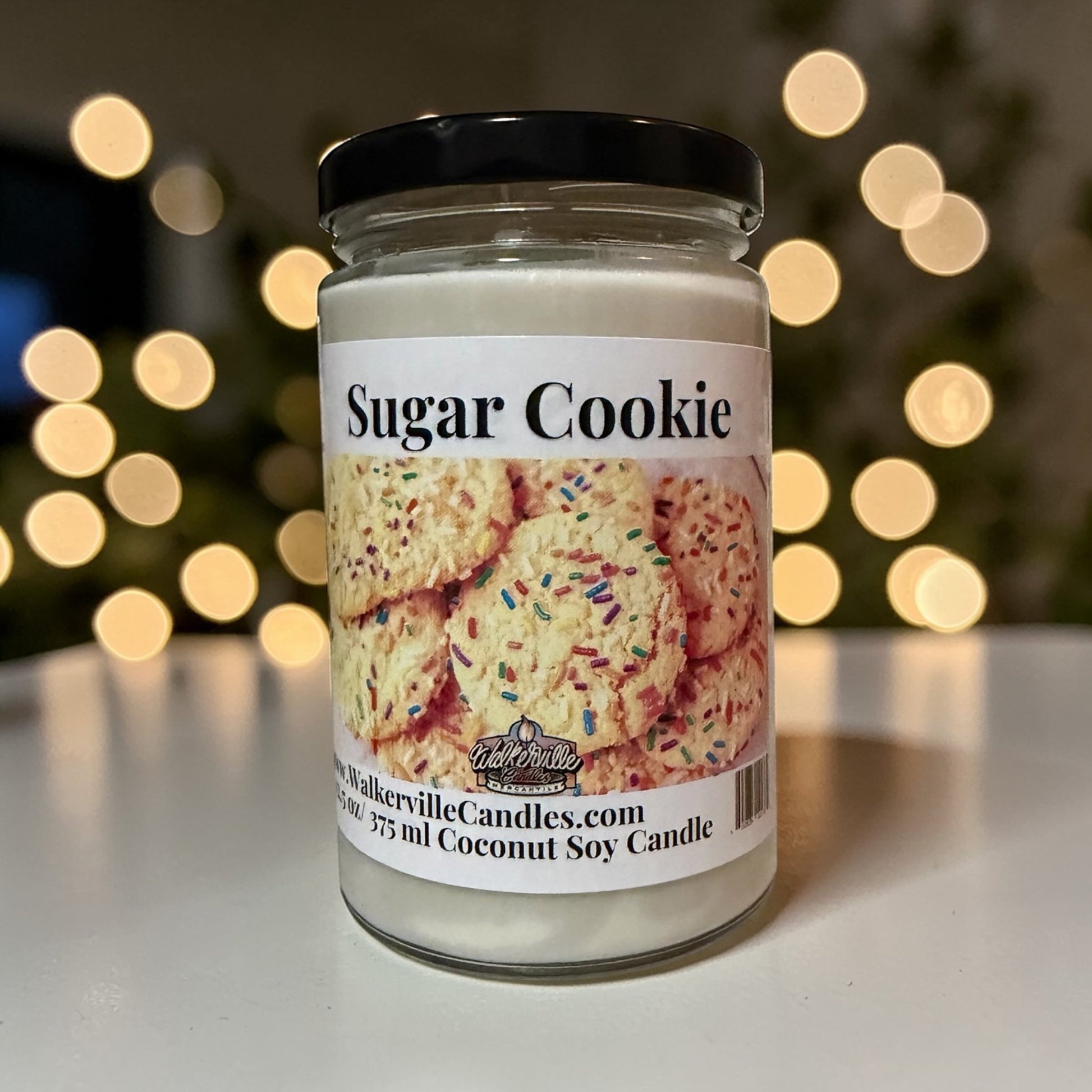 Sugar Cookie Coconut Soy 12.5 oz/ 375 ml Candle Wood Wick - Walkerville Candles