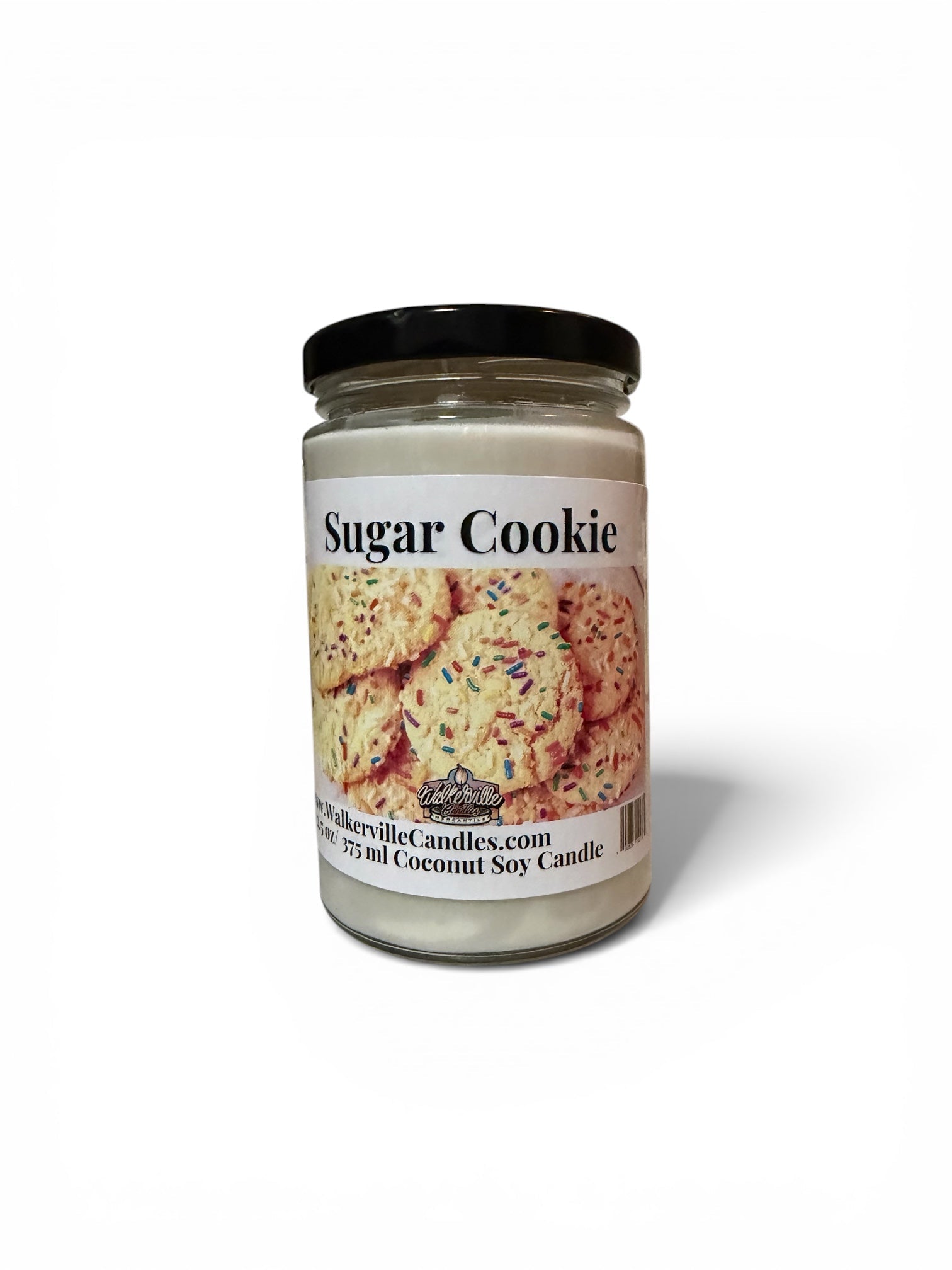 Sugar Cookie Coconut Soy 12.5 oz/ 375 ml Candle Wood Wick - Walkerville Candles