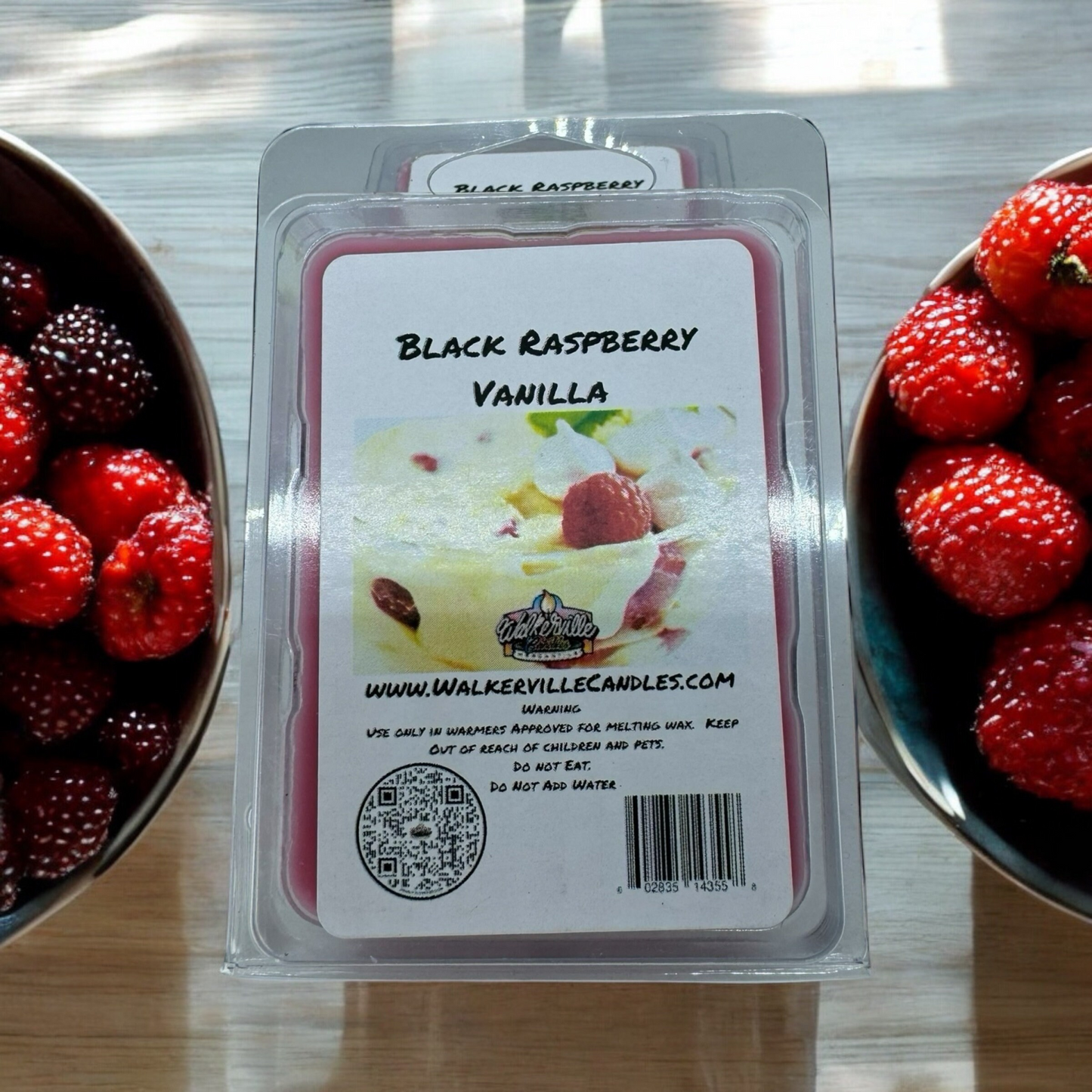 Black Raspberry Vanilla Scented Handmade, Eco-friendly Wax Melt