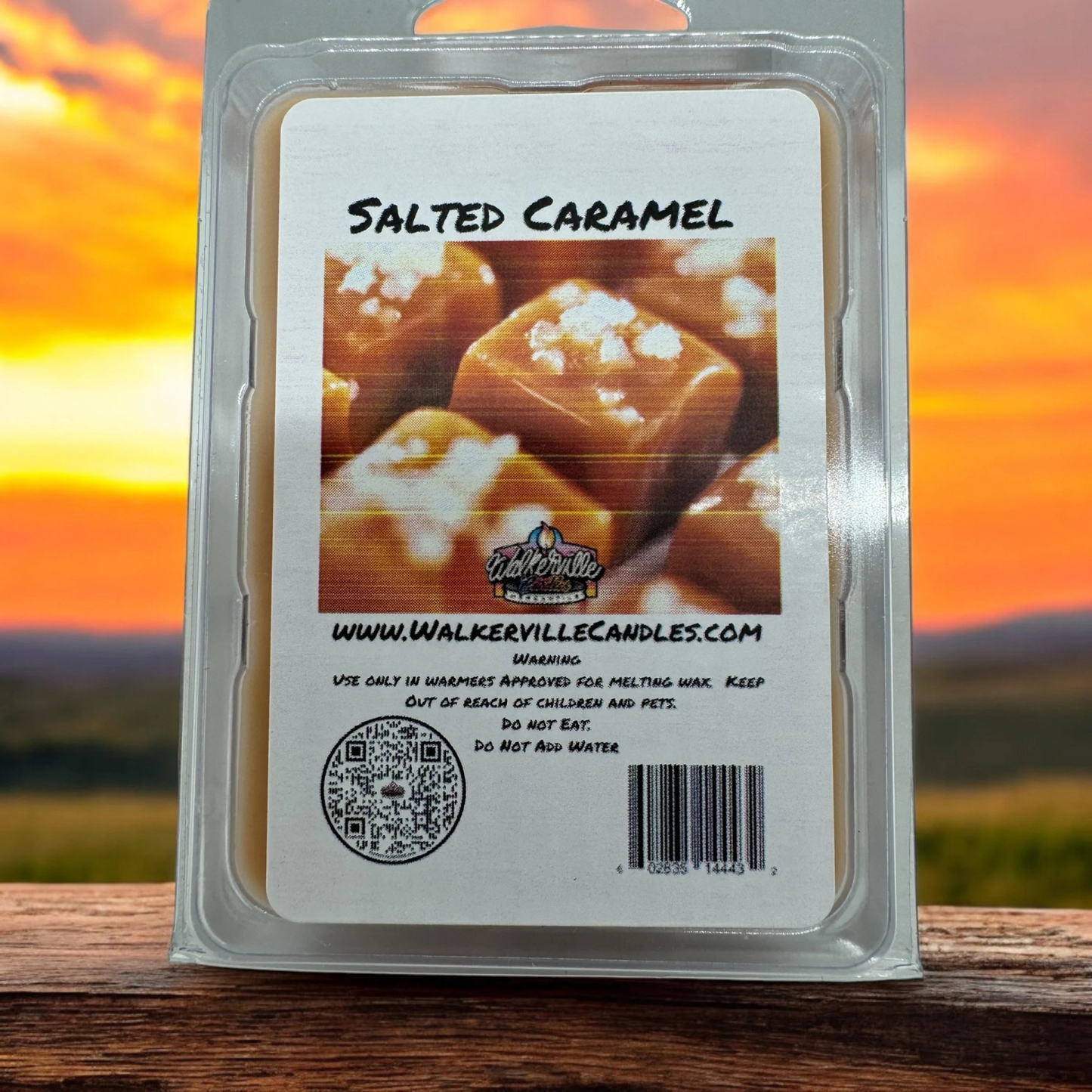 Salted Caramel Scented Handmade, Eco-friendly Wax Melt