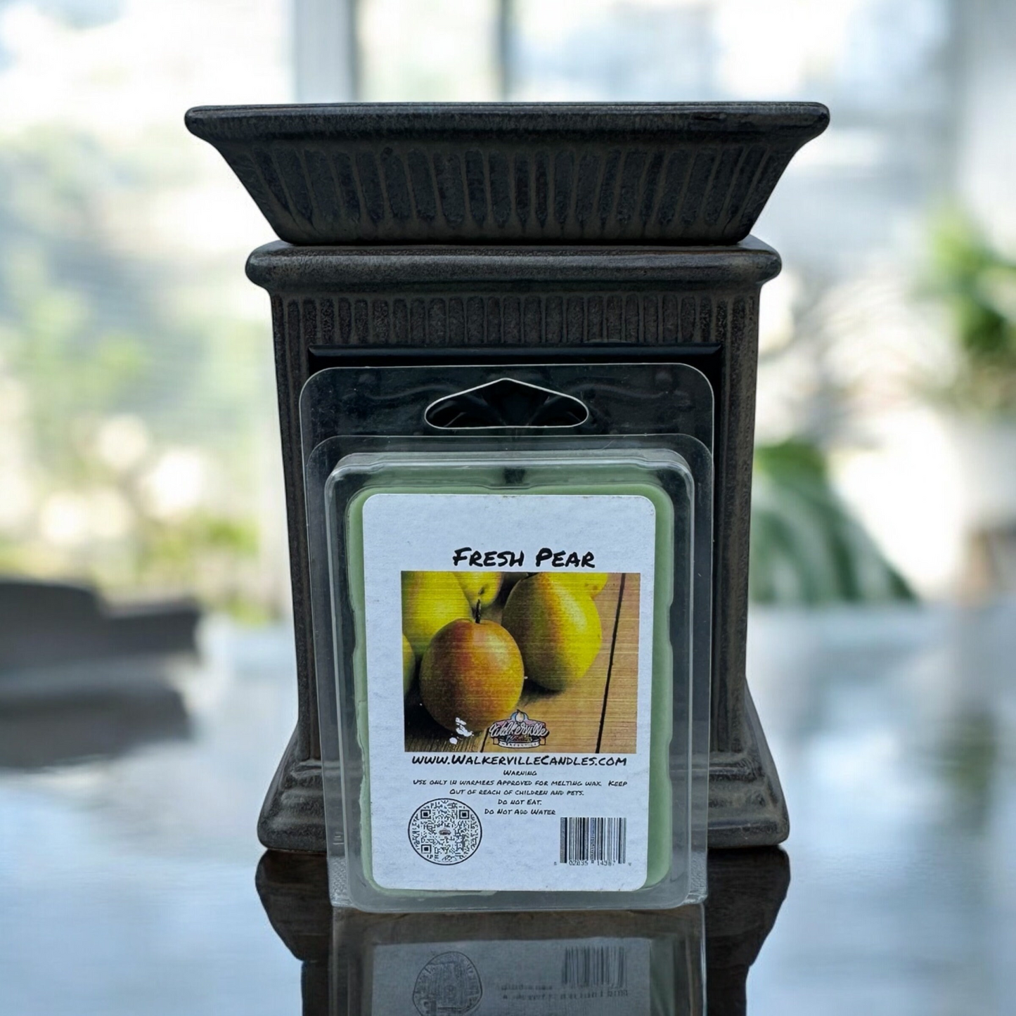 Fresh Pear Scented Handmade, Eco-friendly Wax Melt