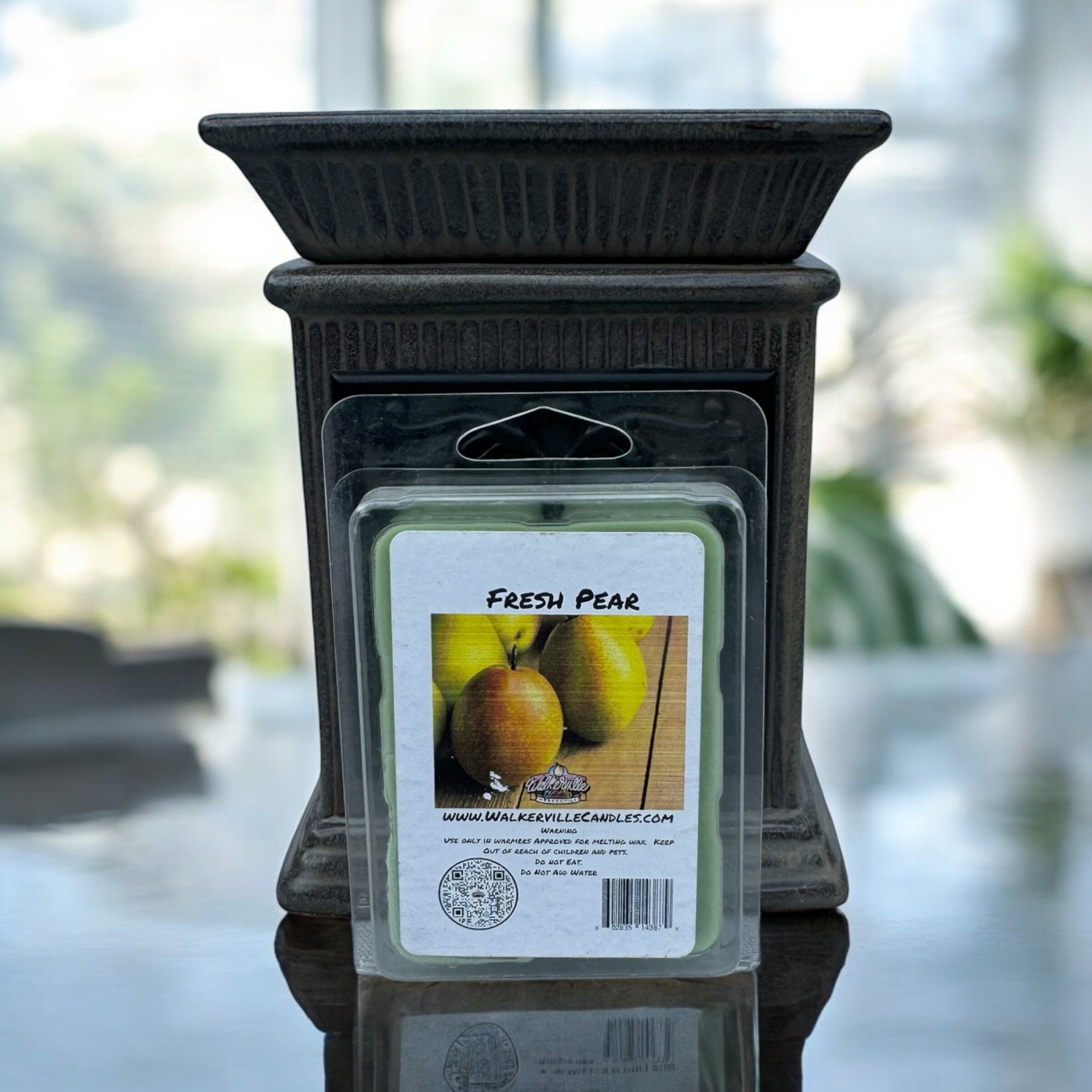 Fresh Pear Vegan Soy wax, Hand-poured, Eco-friendly Fruity Wax Melt