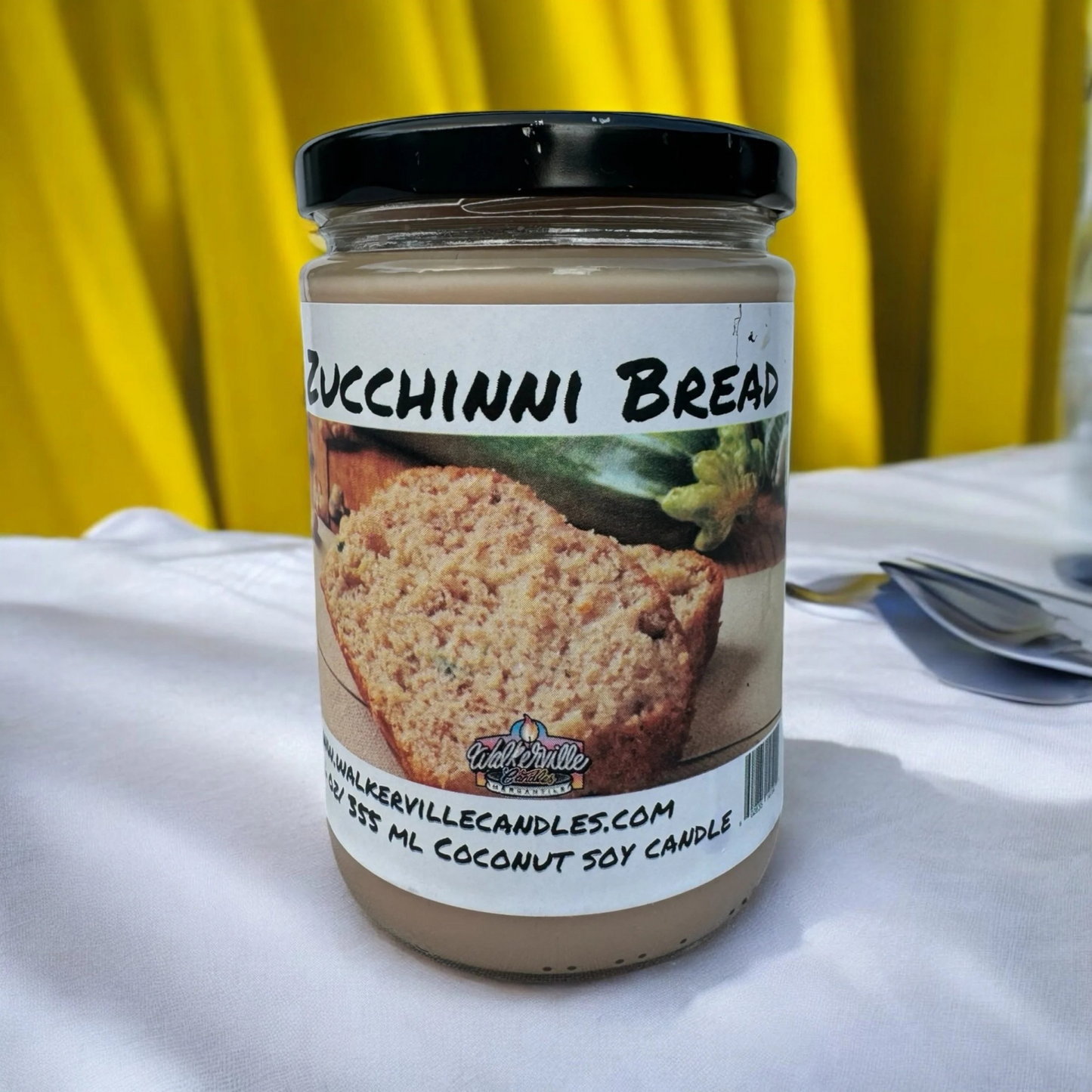 Zucchini Bread 100% Coconut Soy Eco-friendly 12 oz Candle