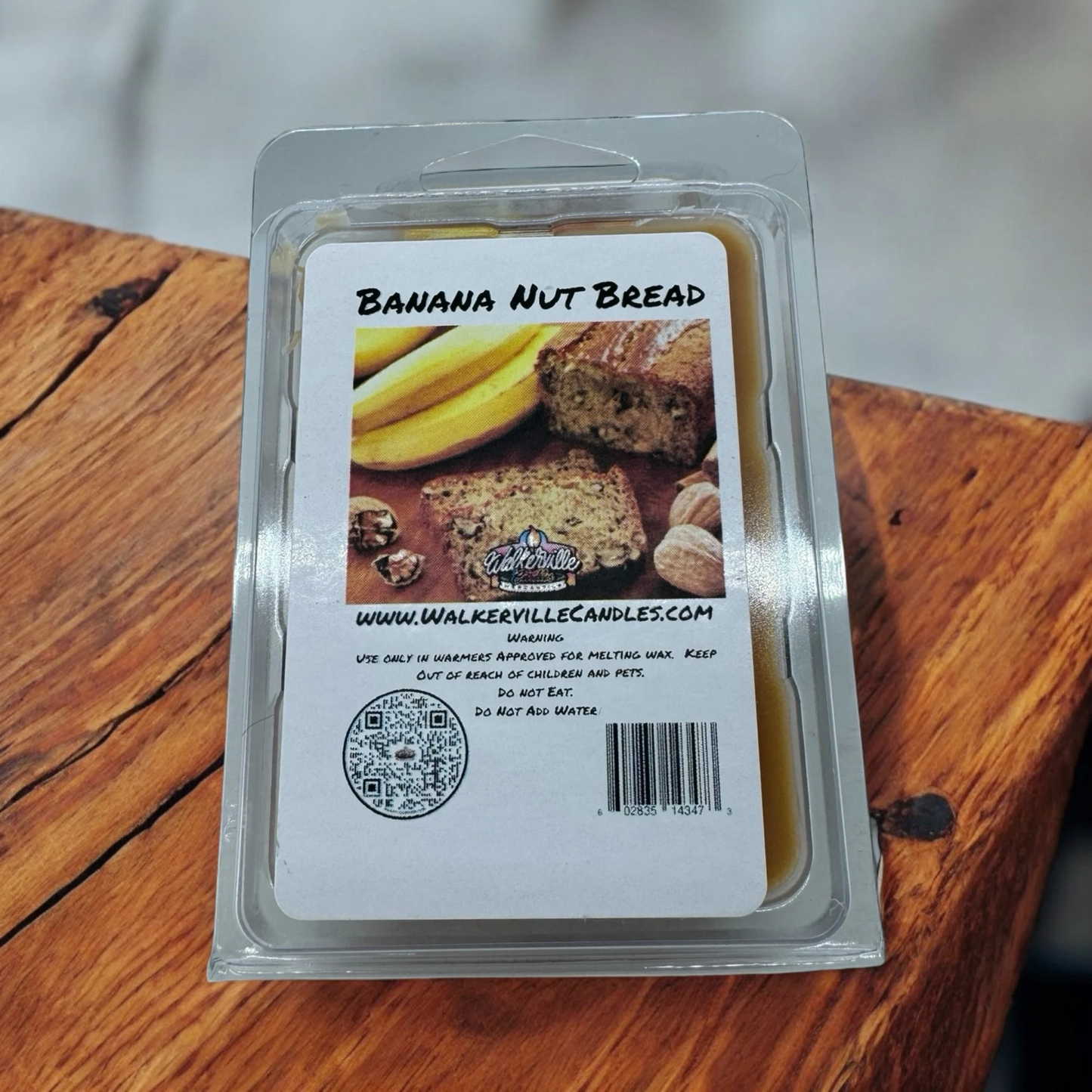 Banana Nut Bread Scented Handmade, Eco-friendly Wax Melt