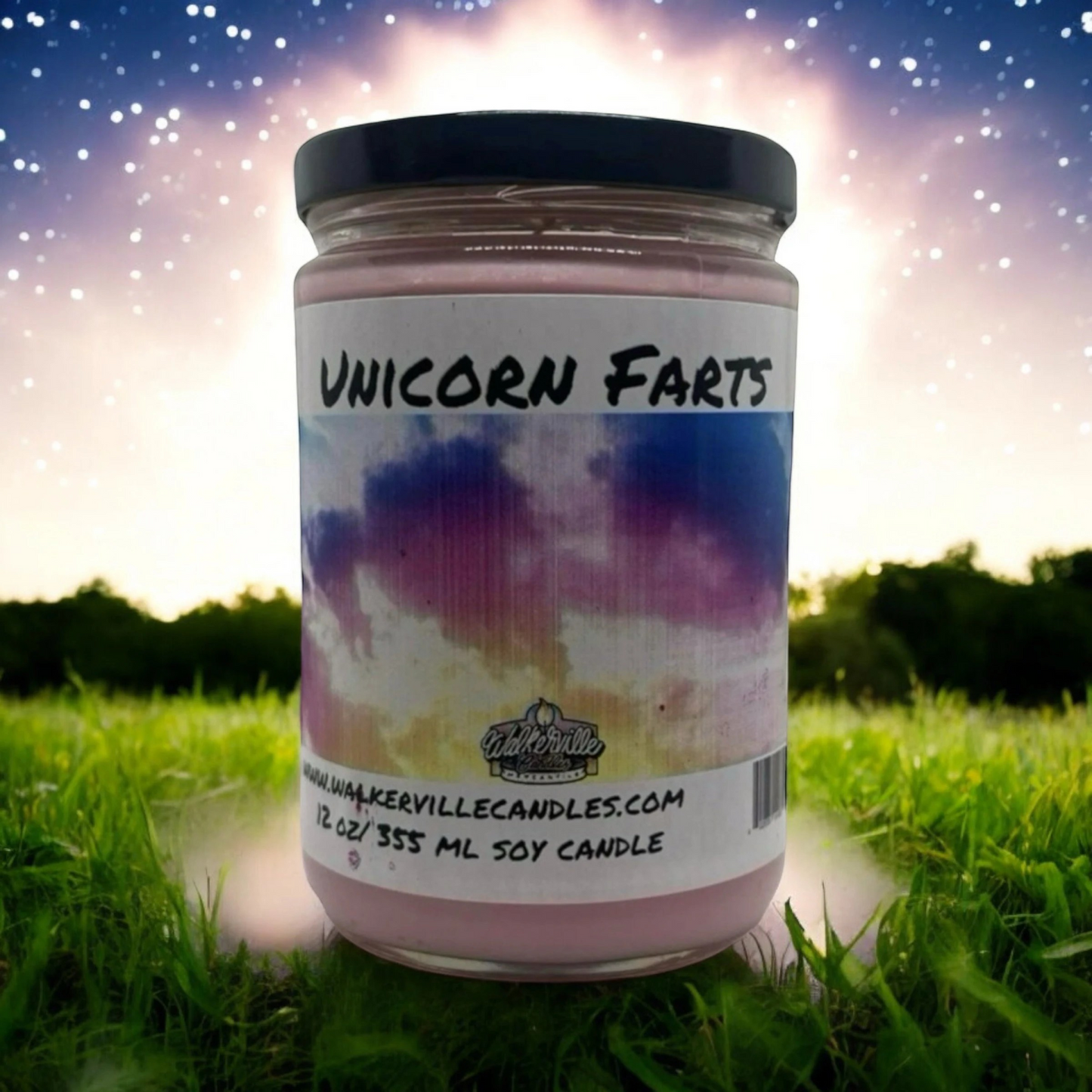 Unicorn Farts 100% Coconut Soy Eco-friendly 12 oz Candle