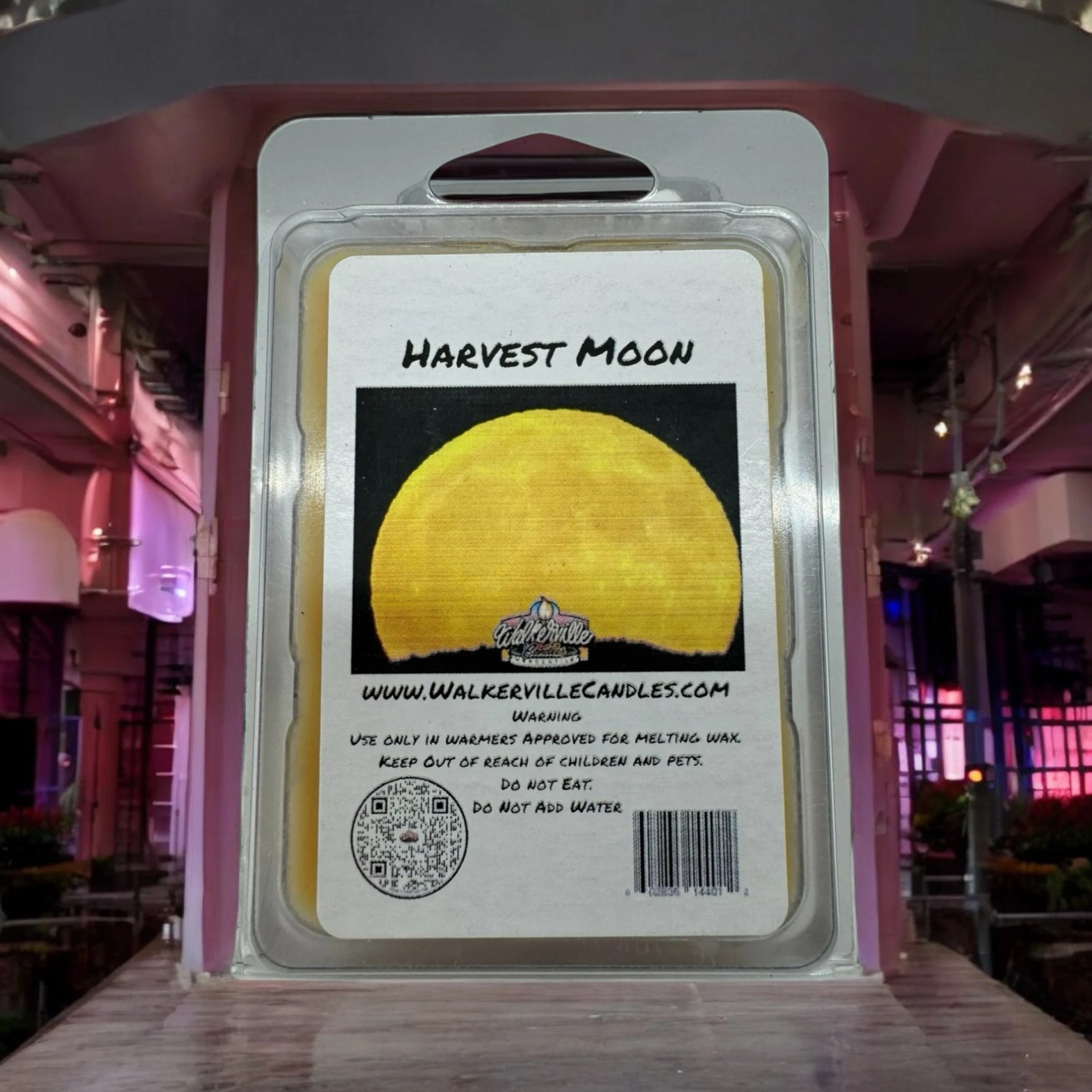 Harvest Moon Vegan Soy wax, Hand-poured, Eco-friendly Fruity Woodsy Clean Wax Melt