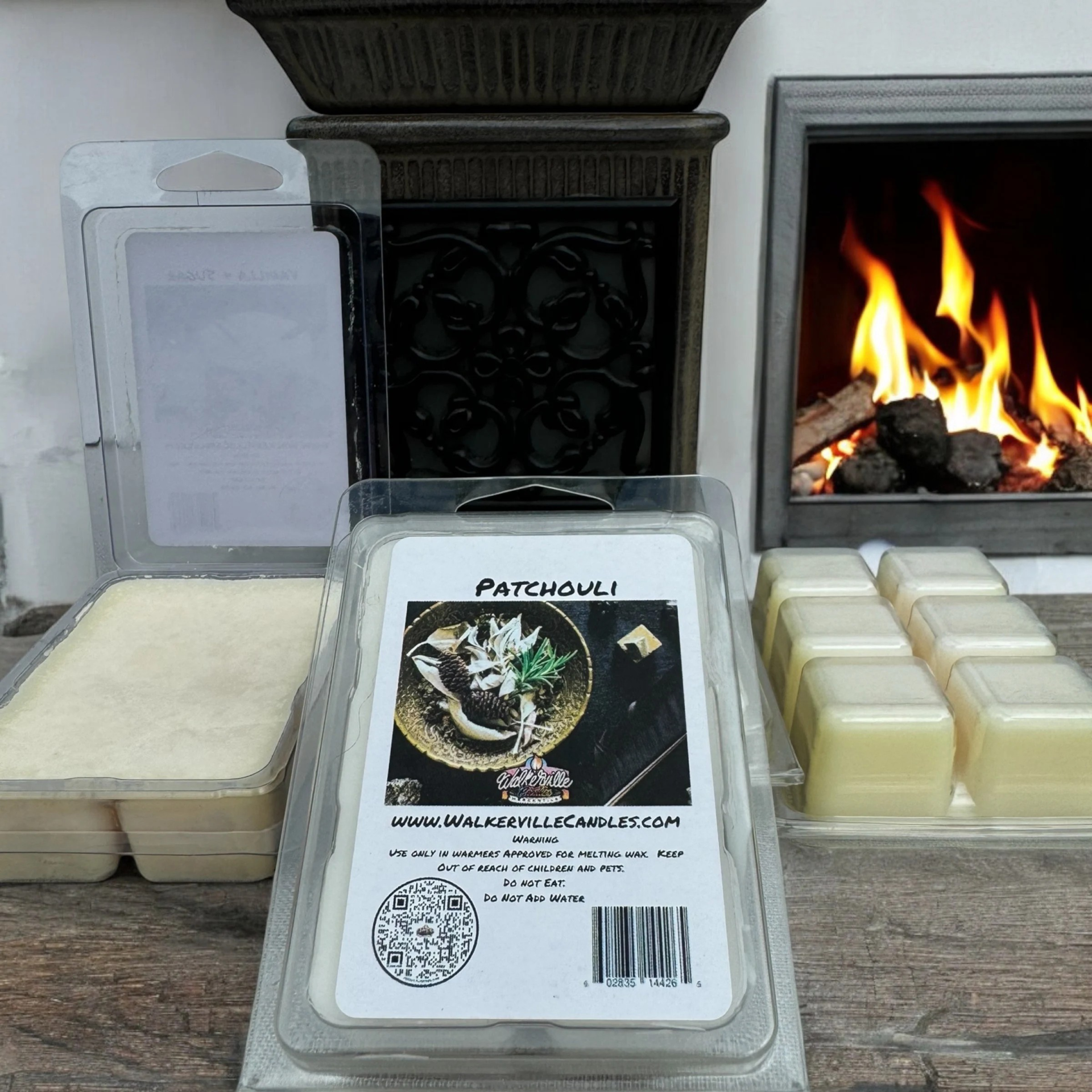Patchouli Vegan Soy wax, Hand-poured, Eco-friendly Clean Woodsy Floral Wax Melt
