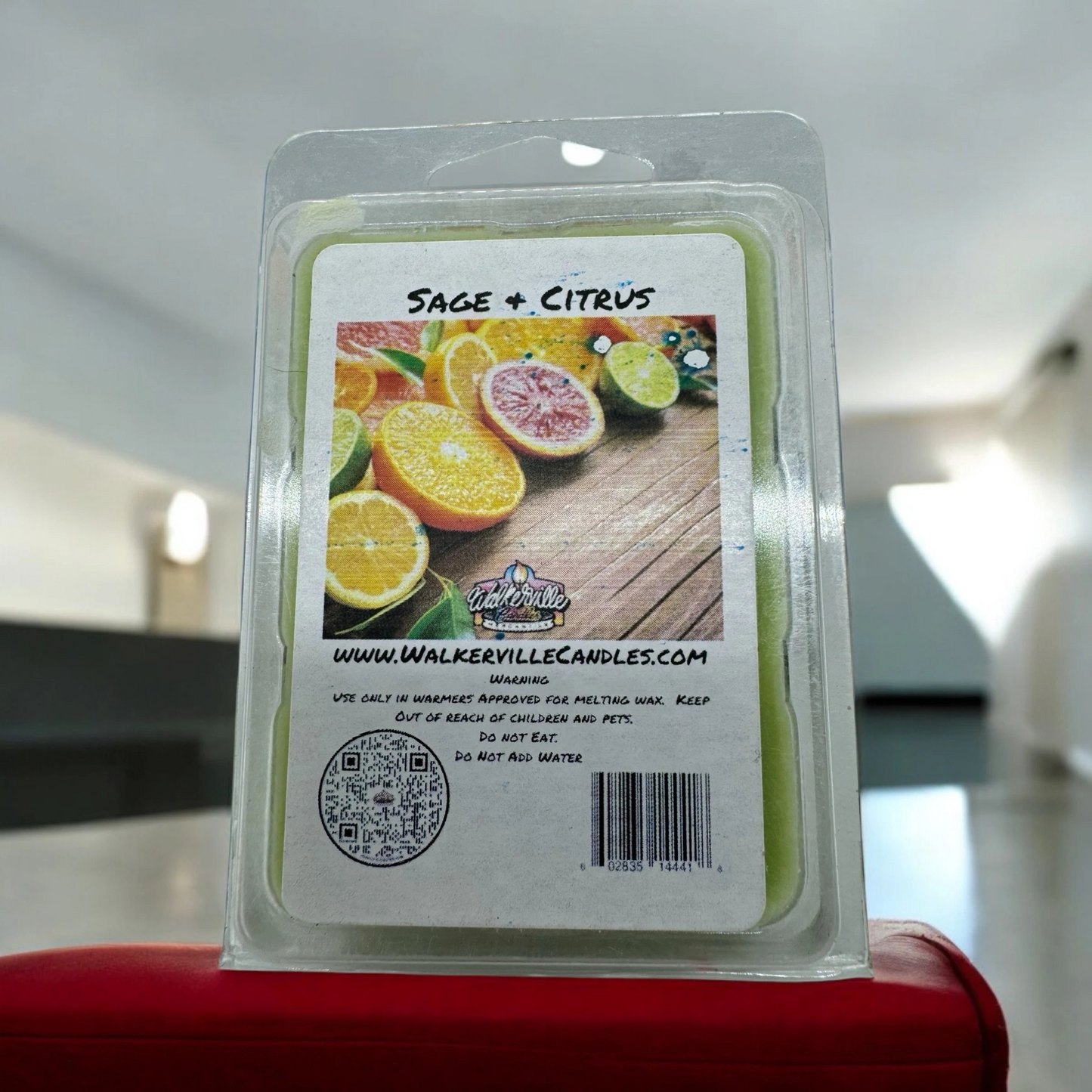 Sage & Citrus Scented Handmade, Eco-friendly Wax Melt