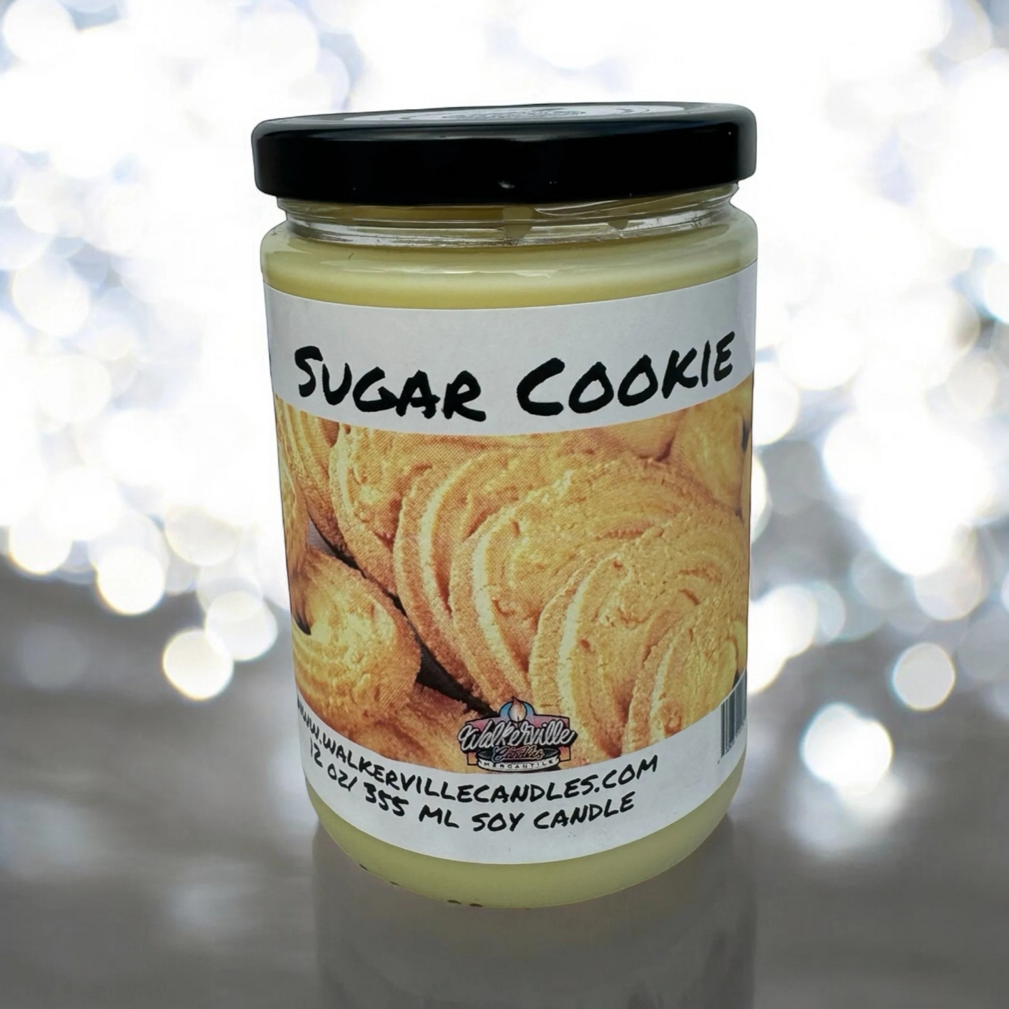 Sugar Cookie 100% Coconut Soy Eco-friendly 12 oz Candle Wood Wick