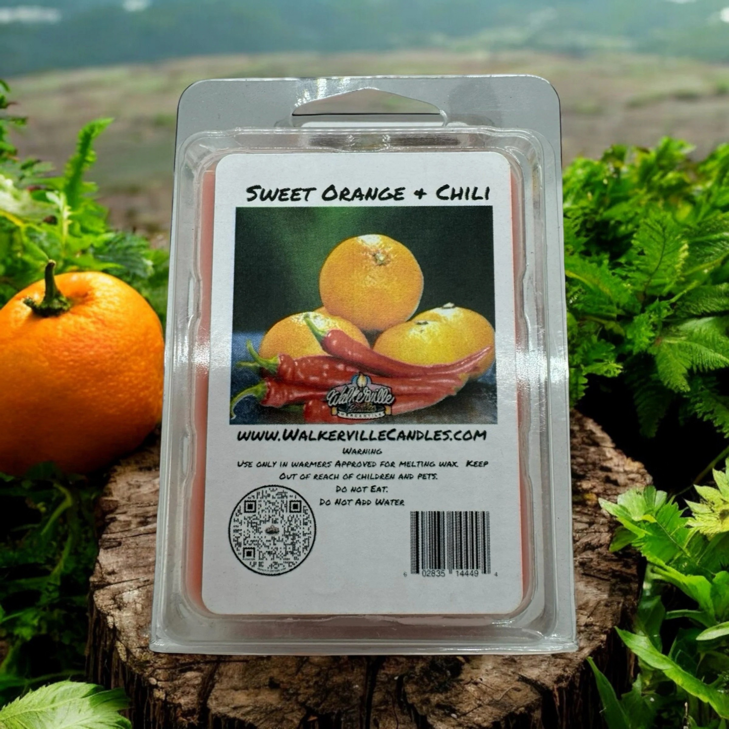 Sweet Orange & Chili Scented Handmade, Eco-friendly Wax Melt