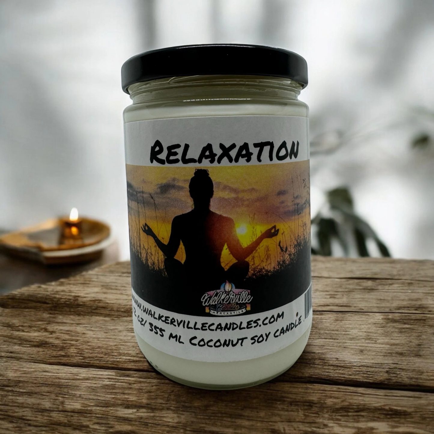 Relaxation 100% Coconut Soy Eco-friendly 12 oz Candle