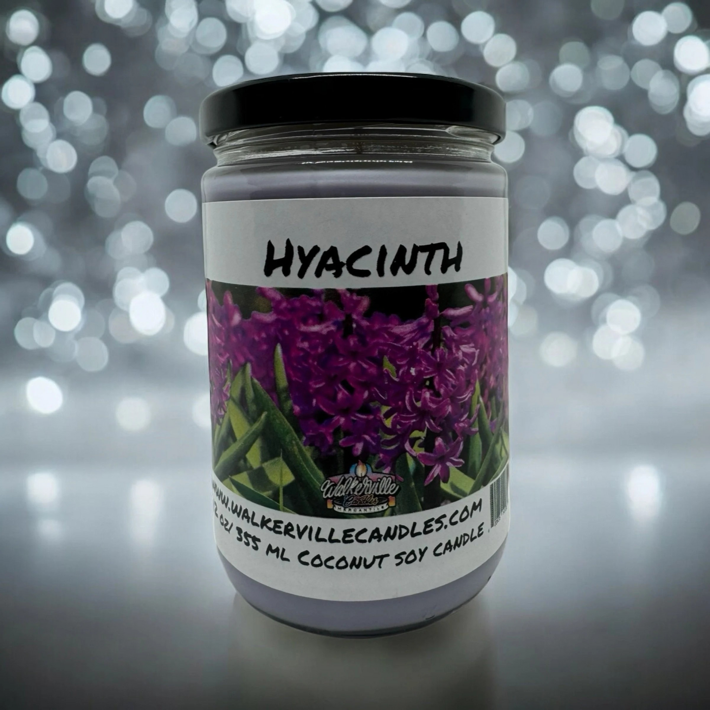 Hyacinth 100% Coconut Soy Eco-friendly 12 oz Candle