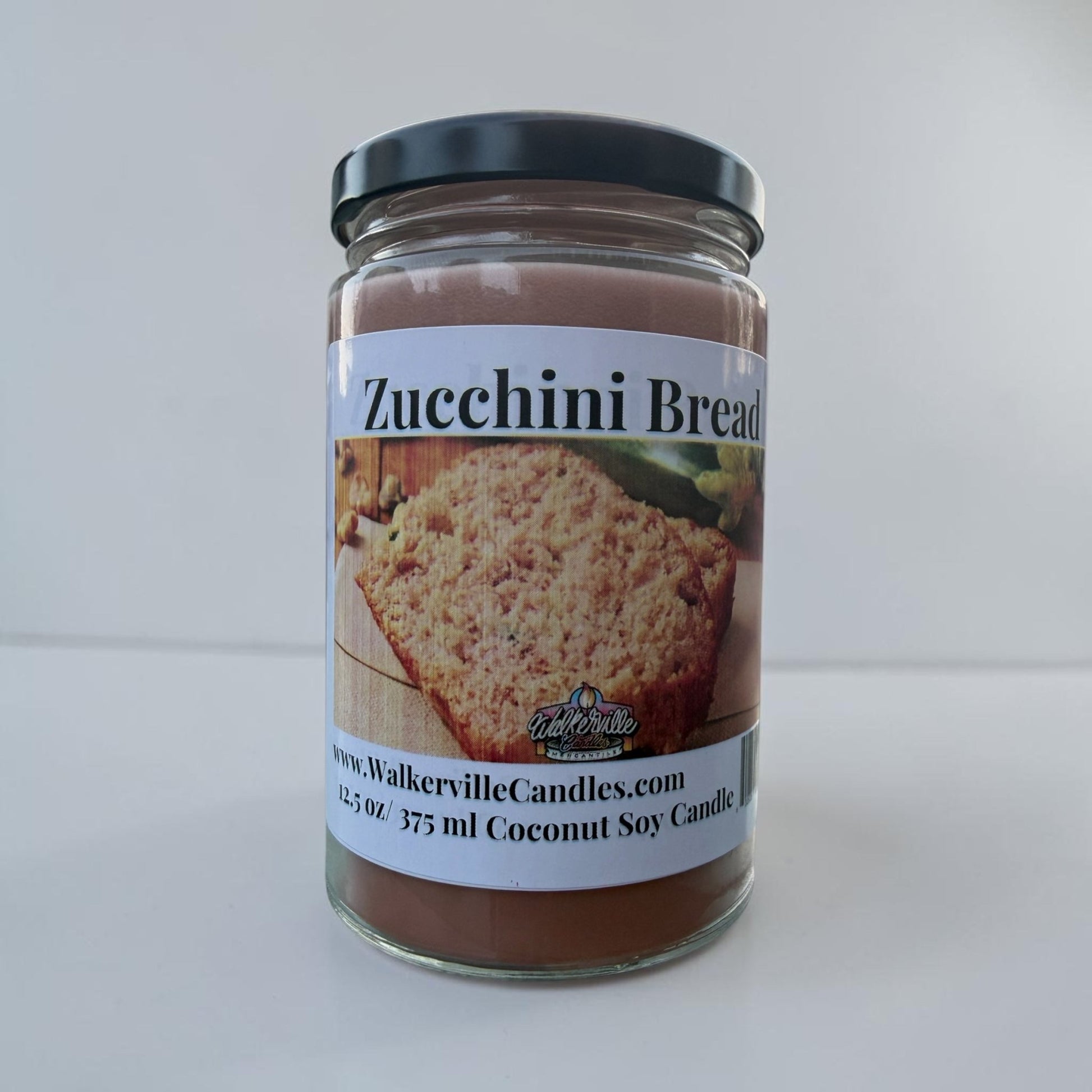 Zucchini Bread Coconut Soy 12.5 oz/ 375 ml Candle Wood Wick - Walkerville Candles